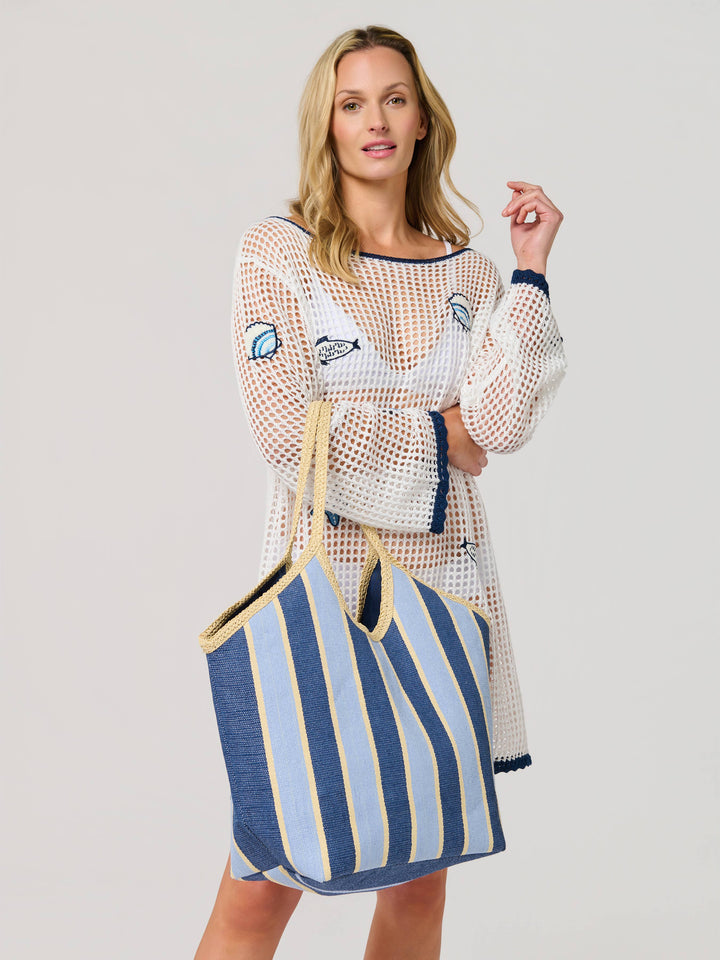 CAPRI TOTE: BLUE