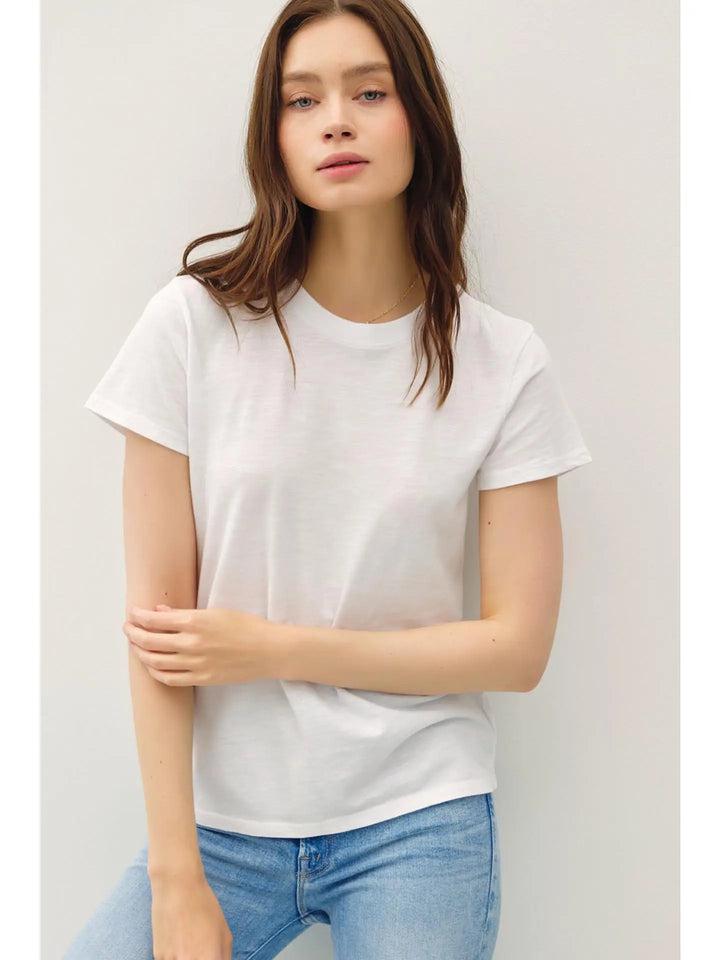 Acid Wash Cotton Tee
