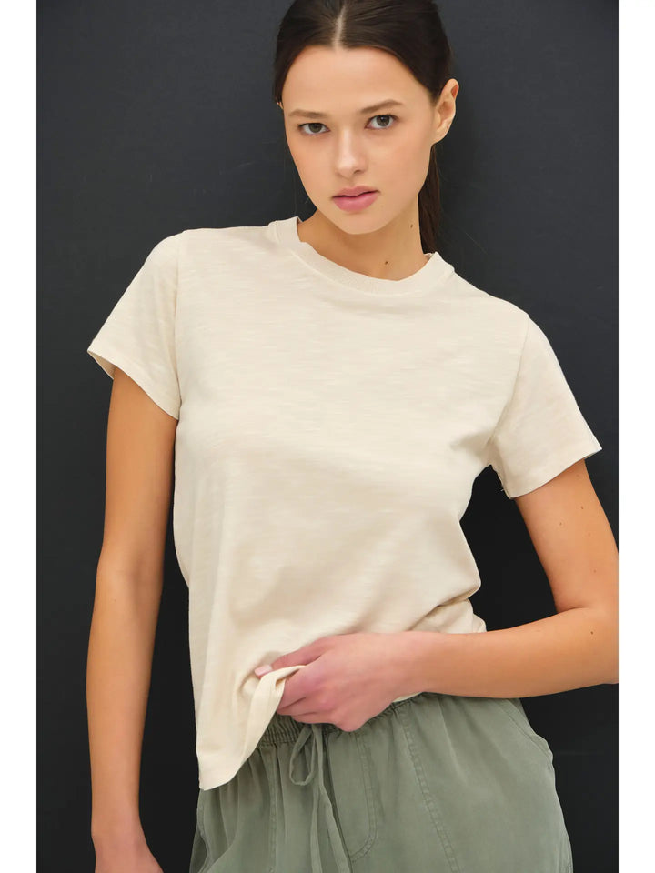 Acid Wash Cotton Tee