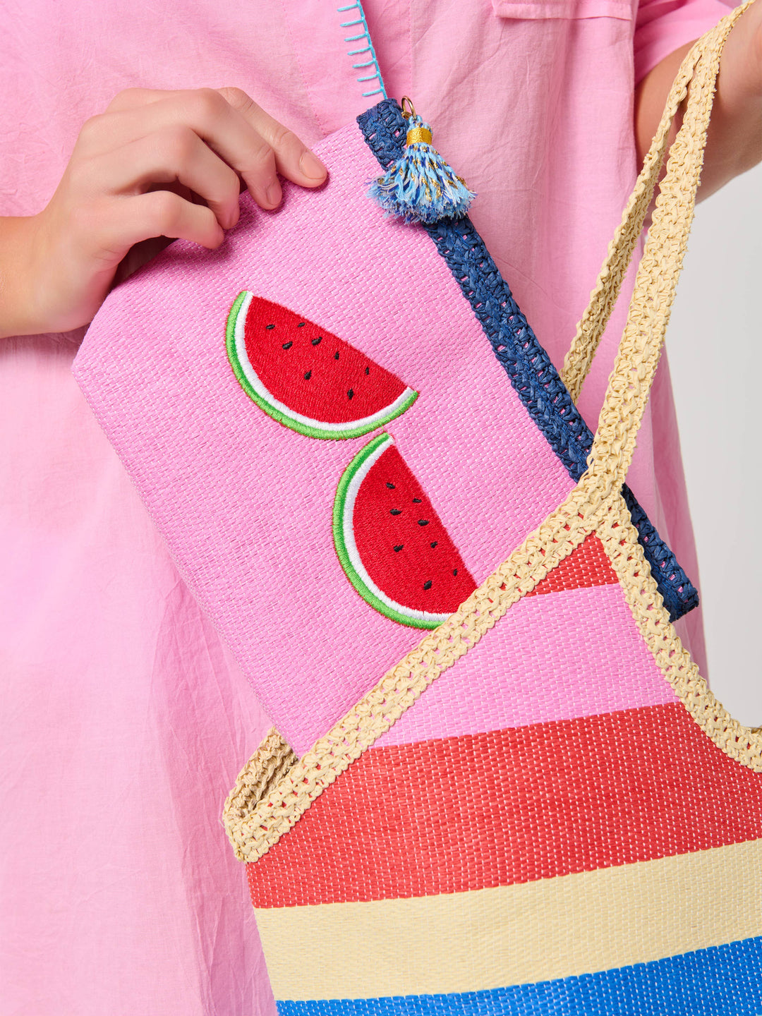 CAPRI TOTE: BLUE