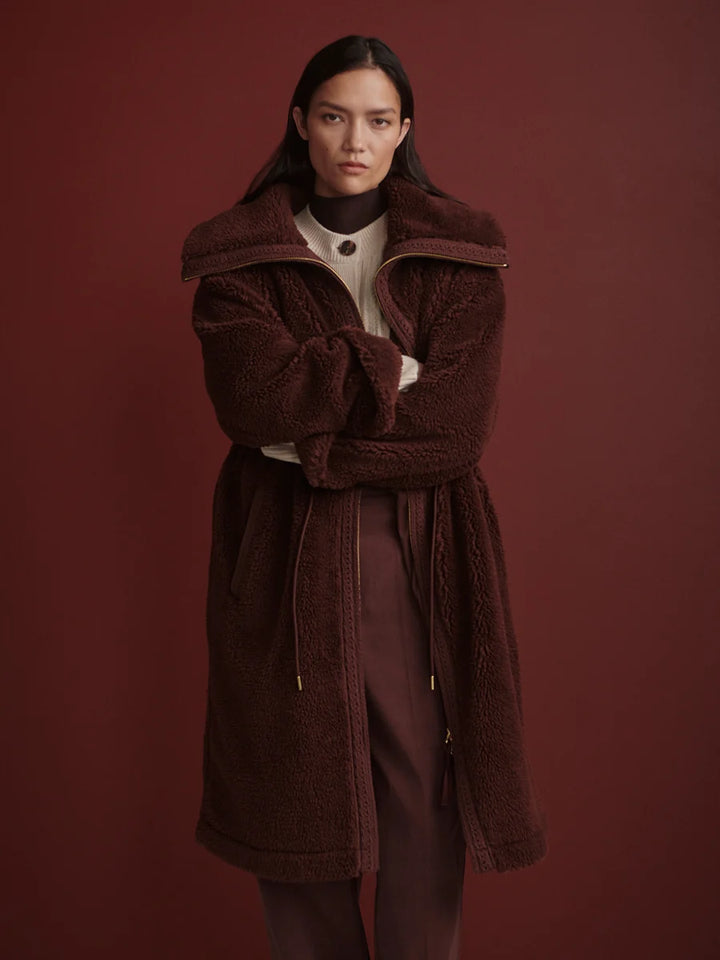 Bennet Long Sherpa Coat