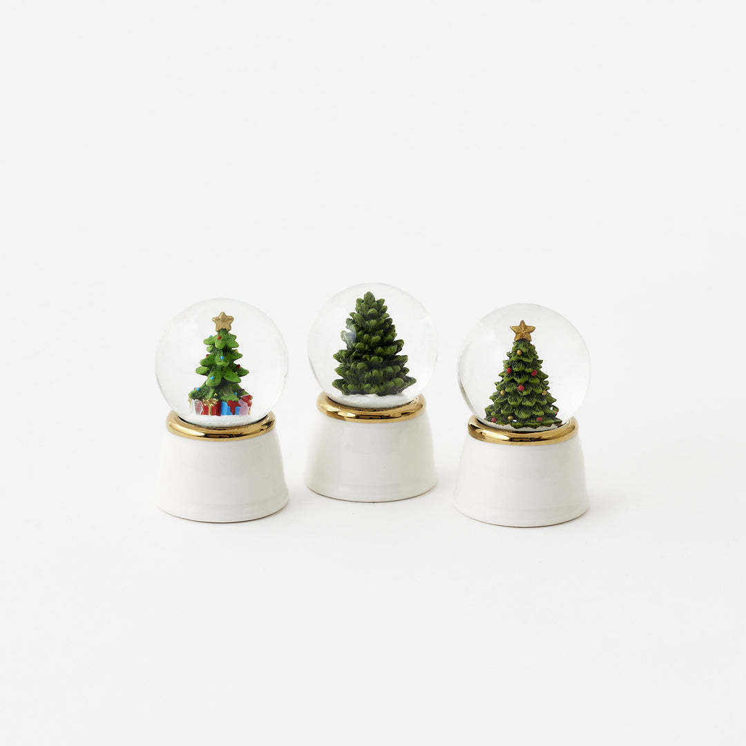 Mini Tree Water Globe - 3 Assorted