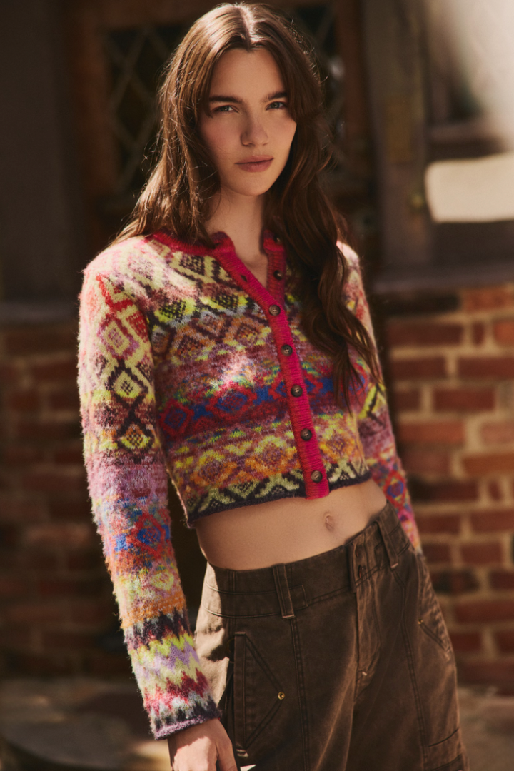 Skye Patterned Cardigan