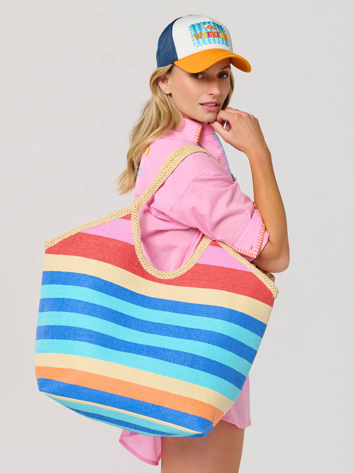 CAPRI TOTE: BLUE
