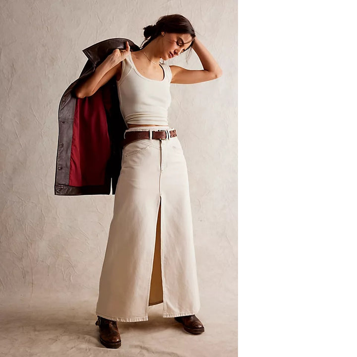 Come as you are Denim Maxi
