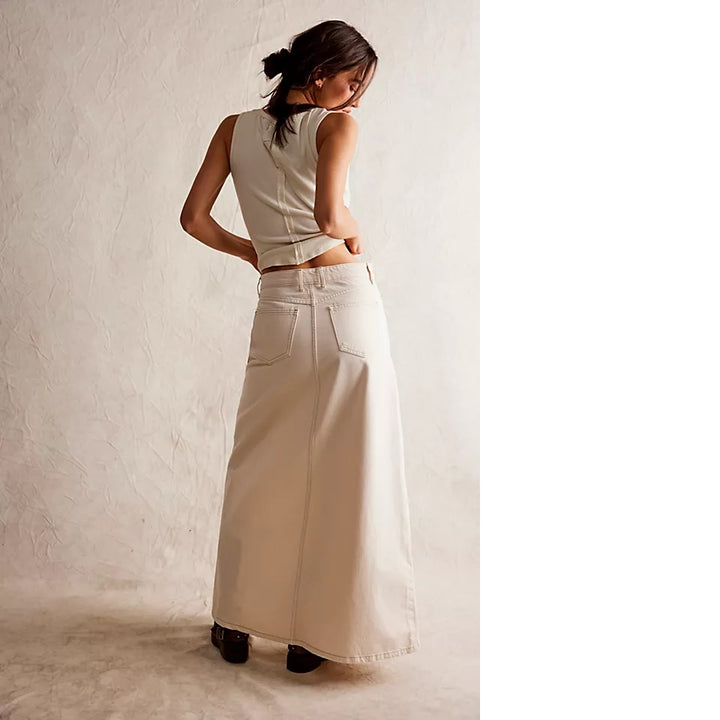 Come as you are Denim Maxi