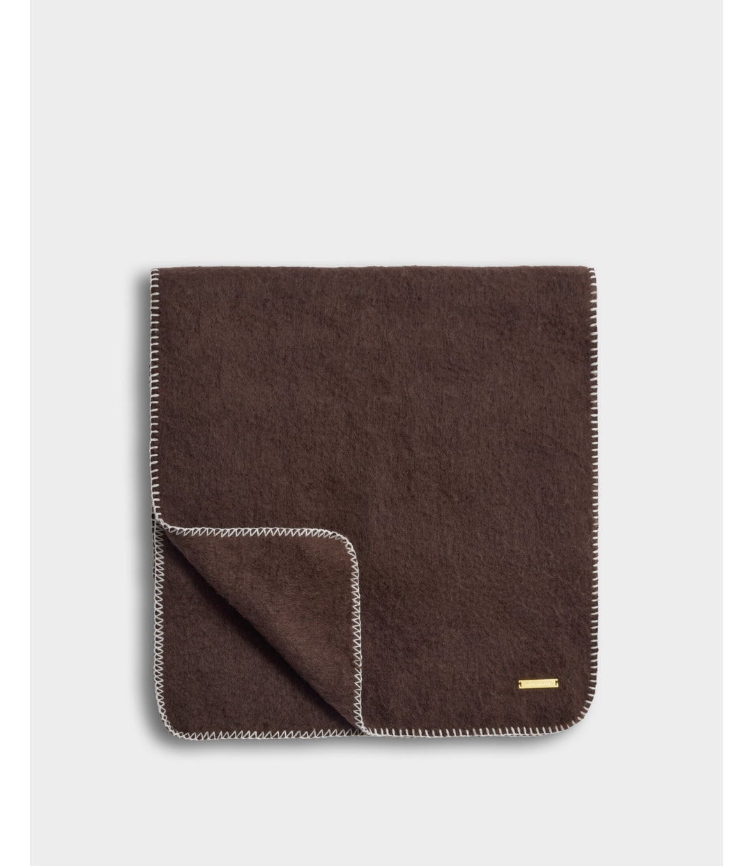 Whipstitch Scarf - Chocolate